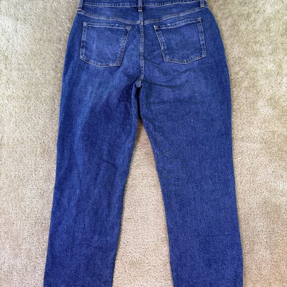 OLD NAVY Womens Extra High Rise Sky Hi Straight Blue Jeans Size 16 36x27 E625 - Picture 8 of 14